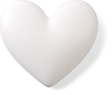 White heart icon PNG, SVG