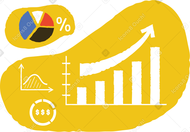 growing charts PNG, SVG
