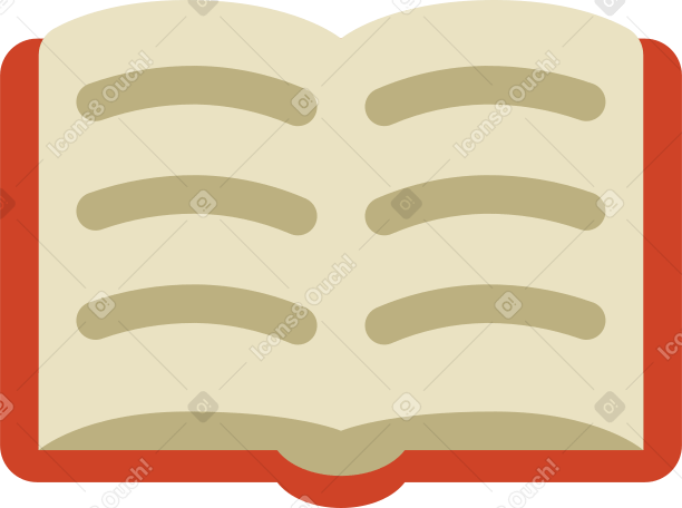 opened book PNG, SVG