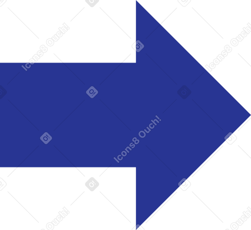 화살표 진한 파란색 PNG, SVG