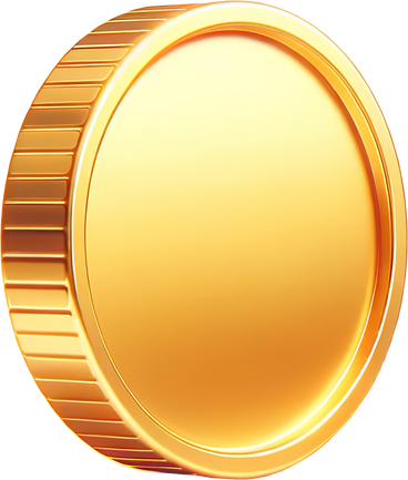 Moneda de oro PNG, SVG