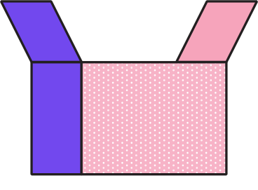 scatola rosa aperta PNG, SVG