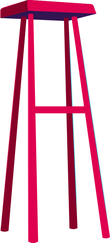 high bar stool PNG, SVG