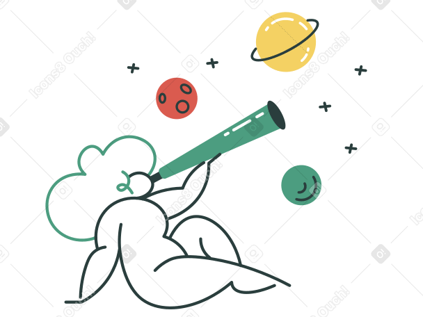 Exploring space PNG, SVG