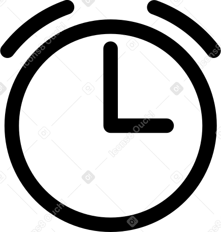 the clock showing three o'clock PNG、SVG