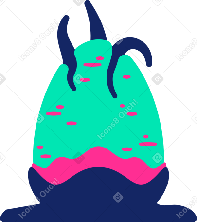 alien egg Illustration in PNG, SVG