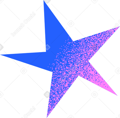blue star PNG、SVG