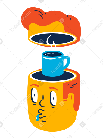 Cup of coffee Illustration in PNG, SVG