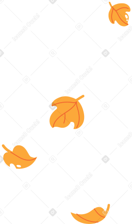 falling leaves PNG, SVG