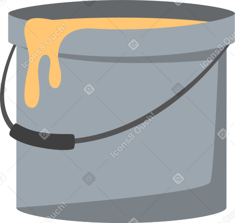 paint bucket PNG, SVG