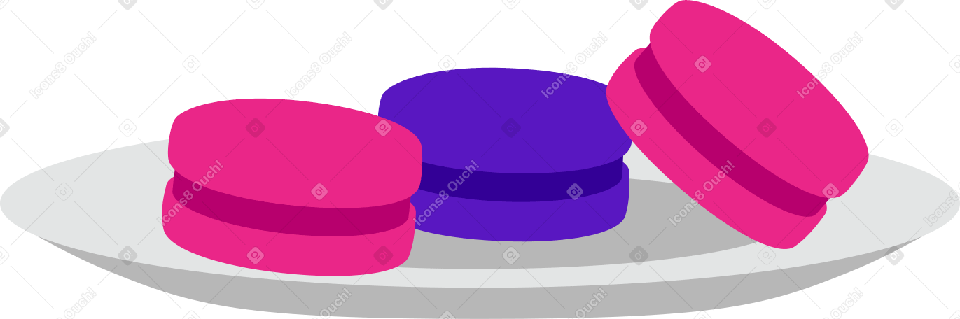 Тарелка с макаронами в PNG, SVG