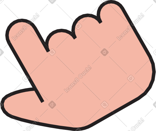 hand with outstretched finger PNG, SVG