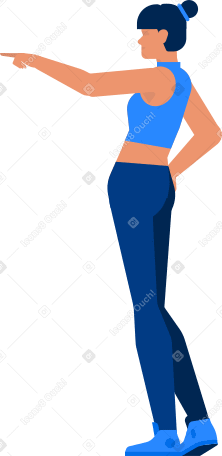 fitness girl PNG, SVG