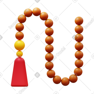 Praying beads PNG, SVG