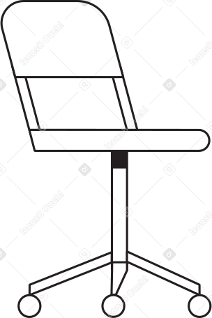 white chair Illustration in PNG, SVG