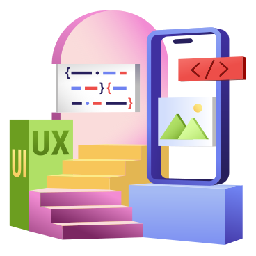 App development with UX/UI design PNG, SVG