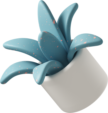 Пятнистое синее суккулентное растение в PNG, SVG
