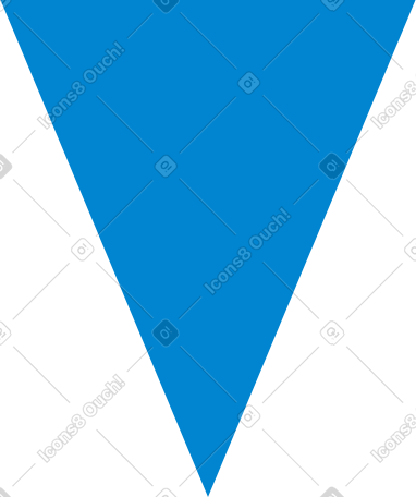 blue triangle PNG, SVG