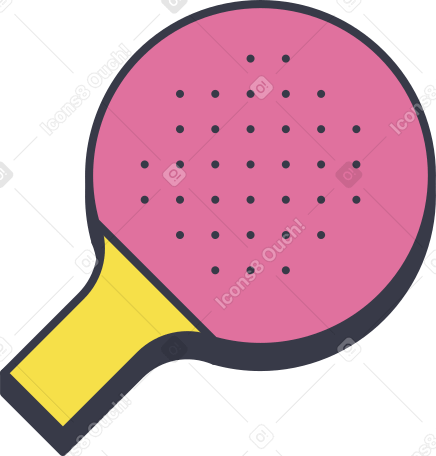 tennis racquet Illustration in PNG, SVG