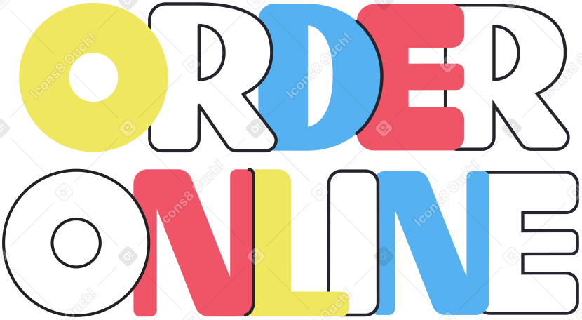 lettering order online PNG, SVG