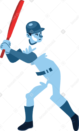 cricket man Illustration in PNG, SVG