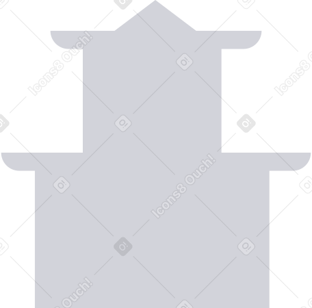 pagoda Illustration in PNG, SVG