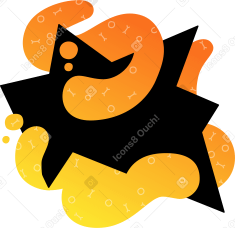 abstract background orange Illustration in PNG, SVG