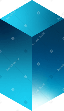Синий столб в PNG, SVG