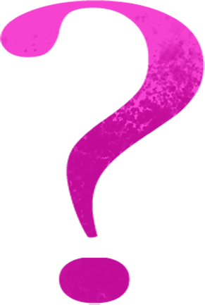 pink textured question mark PNG, SVG