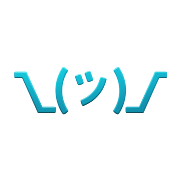 shrug emoticon PNG, SVG