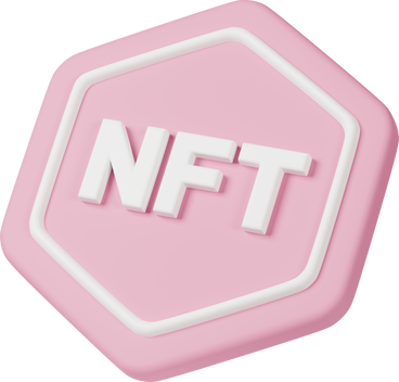 pink nft button PNG, SVG