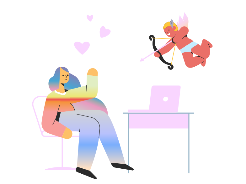 Cupid Clipart illustration in PNG, SVG