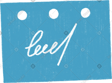 Blue sheet of paper with the inscription PNG, SVG