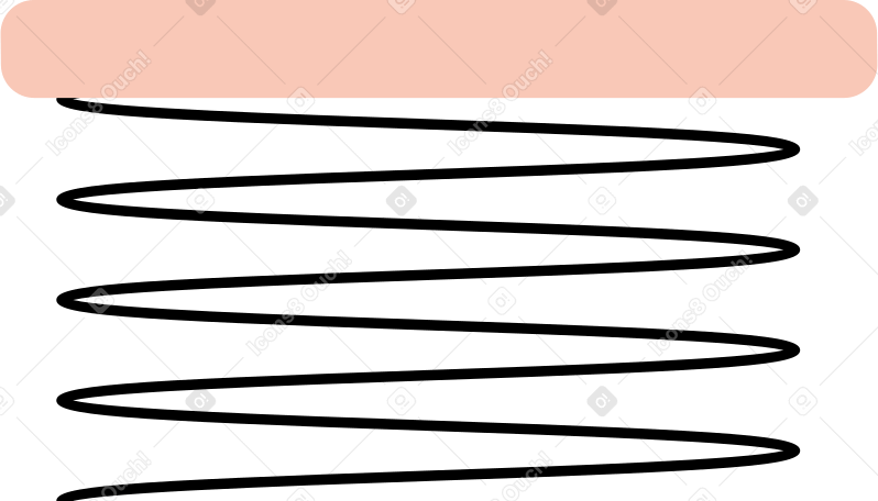 Розовая пружинная кнопка в PNG, SVG