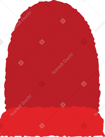 red plane chair Illustration in PNG, SVG