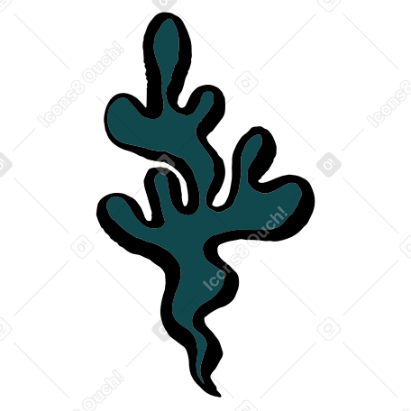 coral Illustration in PNG, SVG