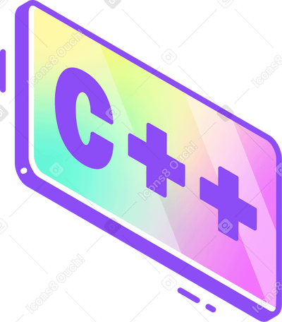 lettering c++ in plate text в PNG, SVG