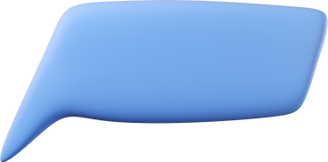 Rectangular blue speech bubble from the down left corner PNG, SVG