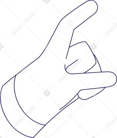 Рука что-то держит в PNG, SVG