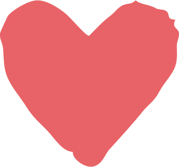 red heart shape PNG, SVG