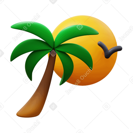 3D tropics в PNG, SVG
