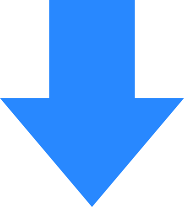 blue down arrow PNG, SVG