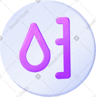 Purple humidity icon PNG, SVG