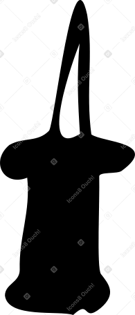 черная булавка в PNG, SVG