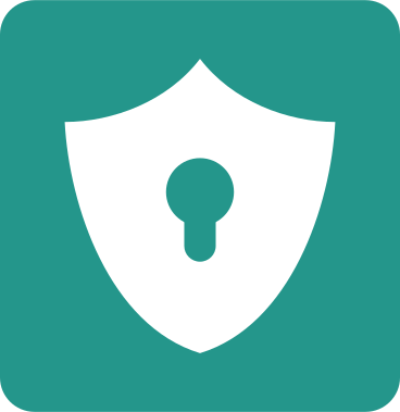 Green rectangular security icon PNG, SVG