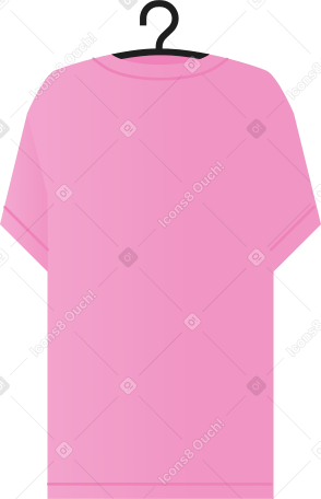 t-shirt pink PNG, SVG