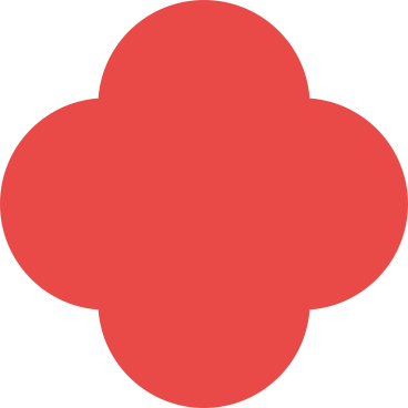 quatrefoil red PNG, SVG