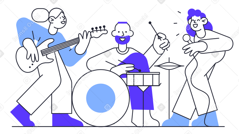 Gruppo musicale PNG, SVG