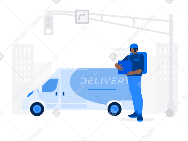 Courier Delivery PNG, SVG