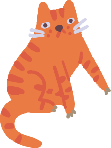 cat sitting PNG, SVG